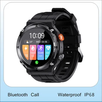 Спортивные Смарт-часы на открытом воздухе для Мужчин 2023 Bluetooth Call 1,39-дюймовый Экран Высокой Четкости Водонепроницаемый IP68 Голосовой Помощник Smartwatch 1