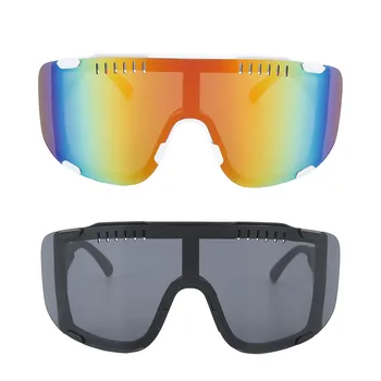 Спортивные солнцезащитные очки в ветрозащитной эргономичной оправе с объективом для ПК, многофункциональные мотоциклетные солнцезащитные очки с ящиком для хранения для вождения 4