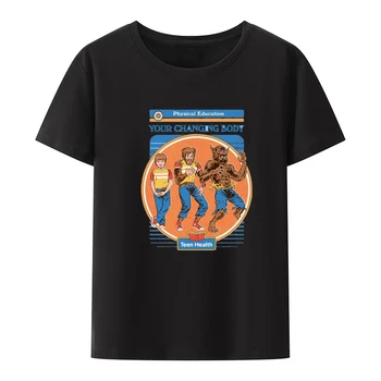 Стивен Роудс создает изменяющийся рисунок на теле, дышащий принт, креативная мужская футболка Camiseta Hombre, повседневная футболка с аниме-Шир для мужчин в стиле 13
