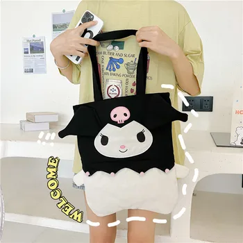 Сумка Sanrio Cinnamoroll, Милая холщовая сумка для покупок Kuromi, Рюкзак Kawaii Hello Kitty, Сумка для хранения My Melody 11