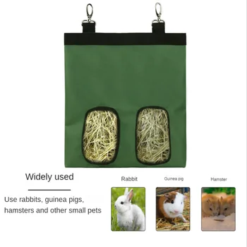 Сумка для сена для домашних кроликов, шиншилла, голландская сумка для кормления крыс, сумка для кормления кротов 8