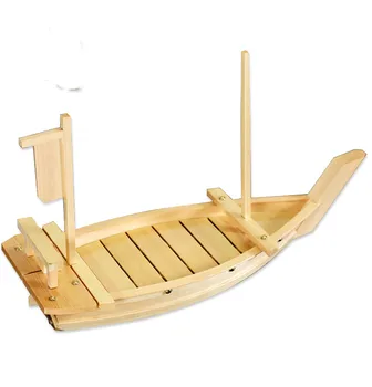 Суши-бот с сашими деревянная лодка очень большая японская и корейская кухня шведский стол деревянная посуда лодка суши деревянная лодка-дракон 3