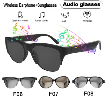 Умные очки TWS, Беспроводные солнцезащитные очки для вызова Bluetooth 5.3, музыка высокой четкости, Громкая связь, Антисиневые очки на открытом воздухе 1