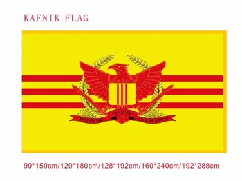 Флаг Вооруженных сил Южного Вьетнама 150x90 см (3x5 футов) Полиэстер, сшитый двойным швом, высокое качество, бесплатная доставка 10