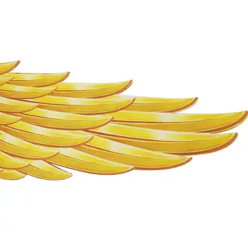 Хэллоуин 3D Крылья Ангела Нетканая ткань для сценических выступлений Удобные ролевые игры 35.4x33 дюйма с регулируемыми ремнями 11