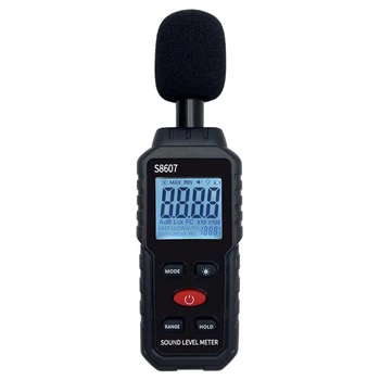 Цифровой измеритель уровня звука Шумомер 30-130 ДБ Детектор Децибелов Аудио Тестер Metro Диагностический Инструмент 11