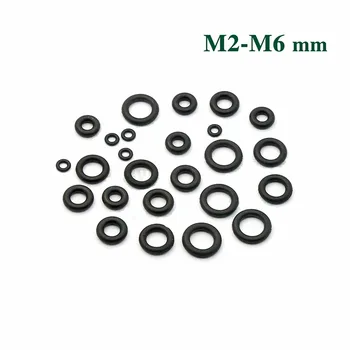 Черные уплотнительные кольца из NBR резины M2, M3, M4, M5, M6, Высокотемпературное уплотнение, Уплотнительное кольцо из силиконовой резины