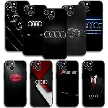 Чехлы для телефонов Luxury Sports RS Audi-Car для iPhone 15 6 7 Plus 5 6S SE2020 SE SE2022 19