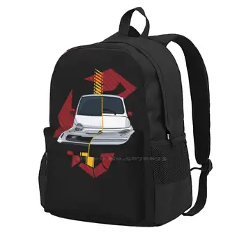 Школьная сумка Abarth большой емкости Рюкзак для ноутбука 15 дюймов Abarth Fiat500 7