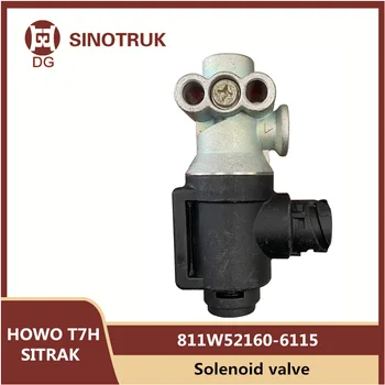 Электромагнитный клапан 811W52160-6115 Для Частей Тележки Выхлопного Тормоза SINOTRUK HOWO T7H SITRAK с Блокировкой дифференциала SITRAK для Отбора мощности 4